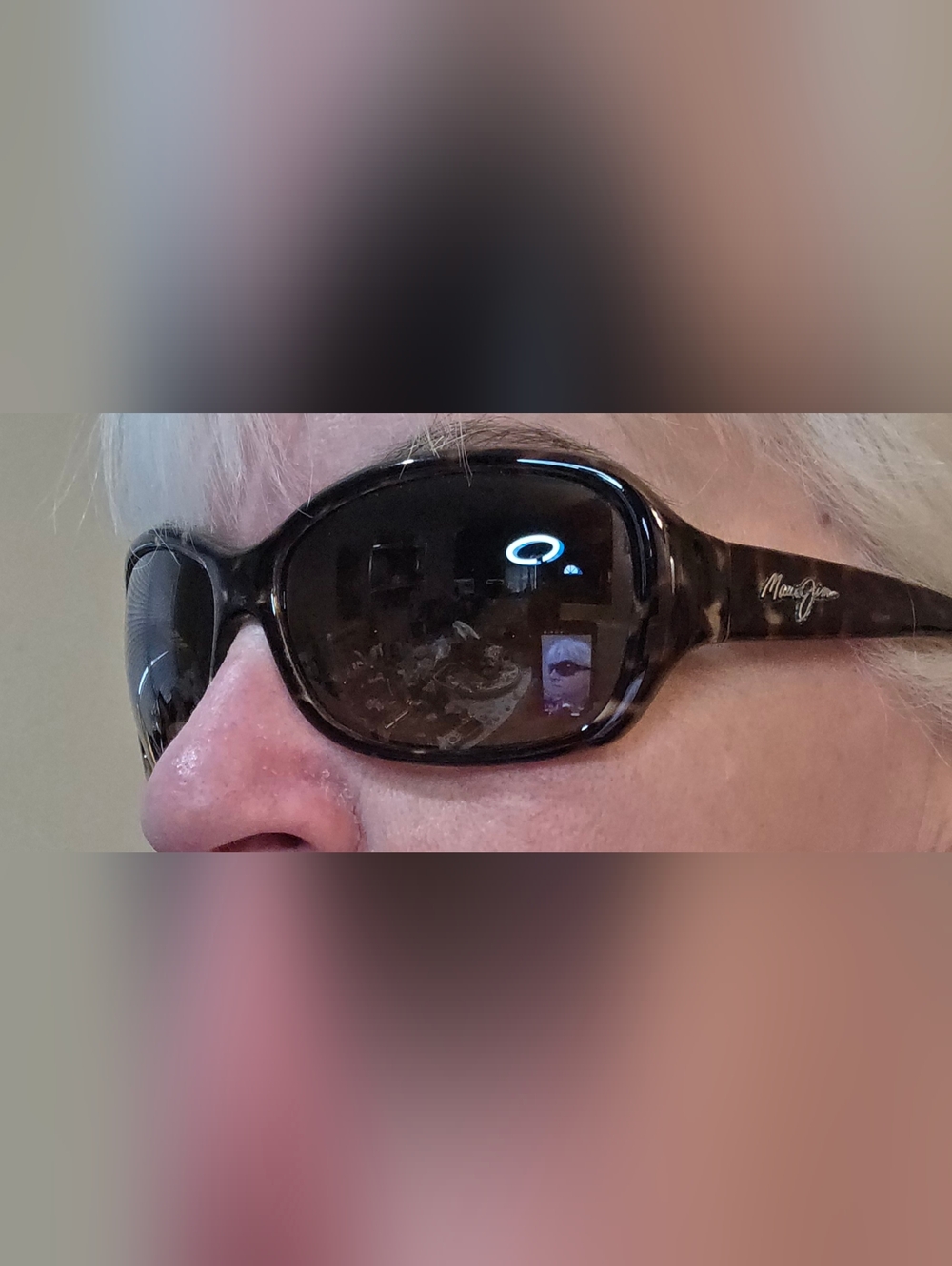 MAUI JIM TORTOISE, PEARL CITY SUNGLASSES. - Picture 2 of 5